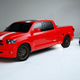Illustration for article titled Toyota Brings A Ducati To SEMA Via Big Red Custom Tundra